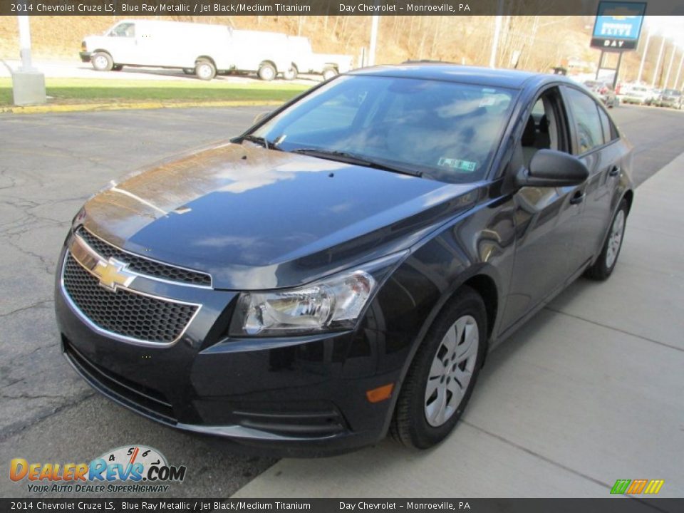 2014 Chevrolet Cruze LS Blue Ray Metallic / Jet Black/Medium Titanium Photo #7