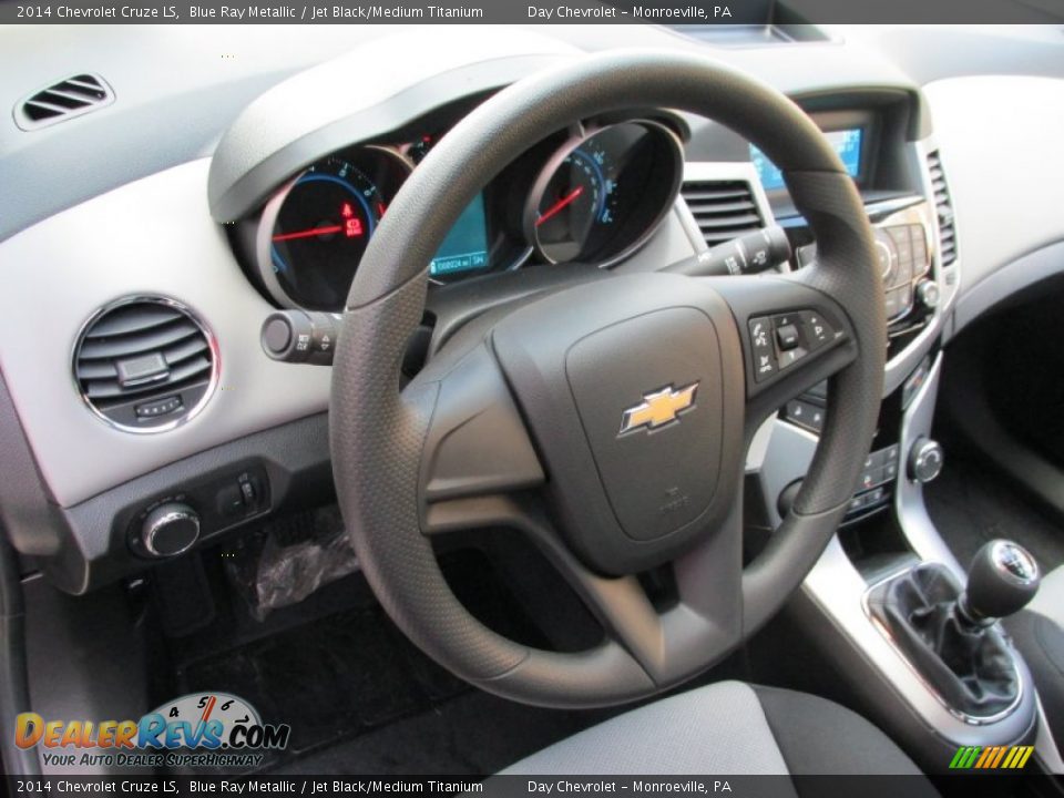 2014 Chevrolet Cruze LS Blue Ray Metallic / Jet Black/Medium Titanium Photo #14