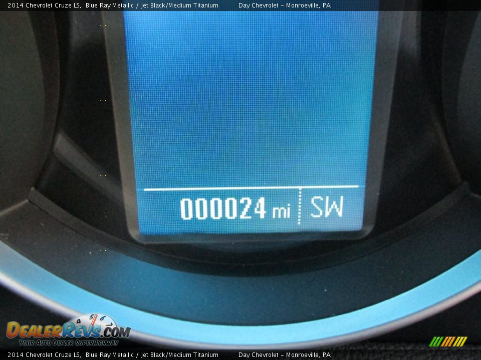 2014 Chevrolet Cruze LS Blue Ray Metallic / Jet Black/Medium Titanium Photo #20