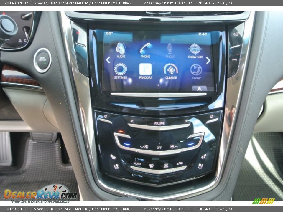 2014 Cadillac CTS Sedan Radiant Silver Metallic / Light Platinum/Jet Black Photo #11