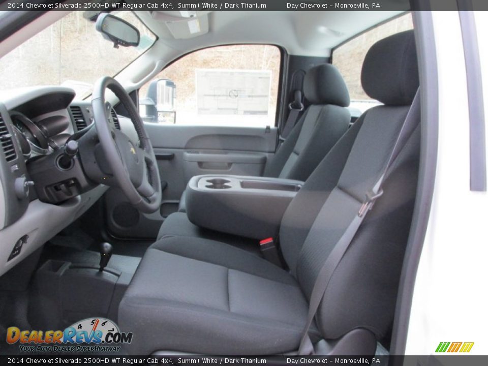 2014 Chevrolet Silverado 2500HD WT Regular Cab 4x4 Summit White / Dark Titanium Photo #13