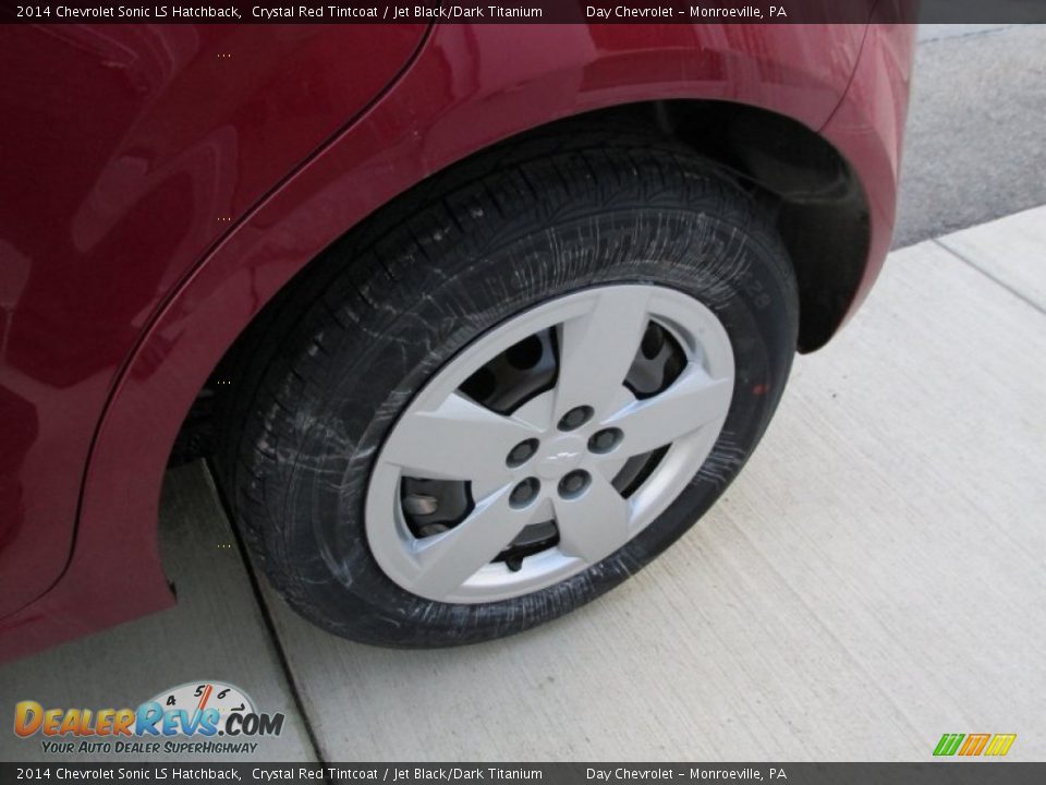 2014 Chevrolet Sonic LS Hatchback Crystal Red Tintcoat / Jet Black/Dark Titanium Photo #9