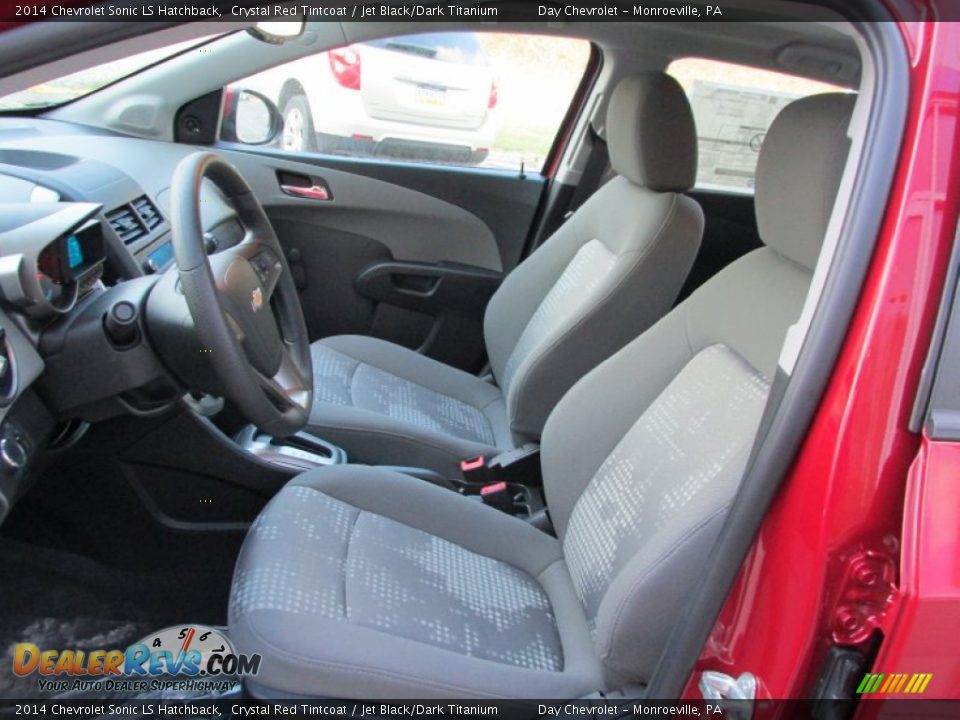 2014 Chevrolet Sonic LS Hatchback Crystal Red Tintcoat / Jet Black/Dark Titanium Photo #11