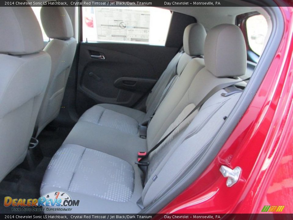 2014 Chevrolet Sonic LS Hatchback Crystal Red Tintcoat / Jet Black/Dark Titanium Photo #12