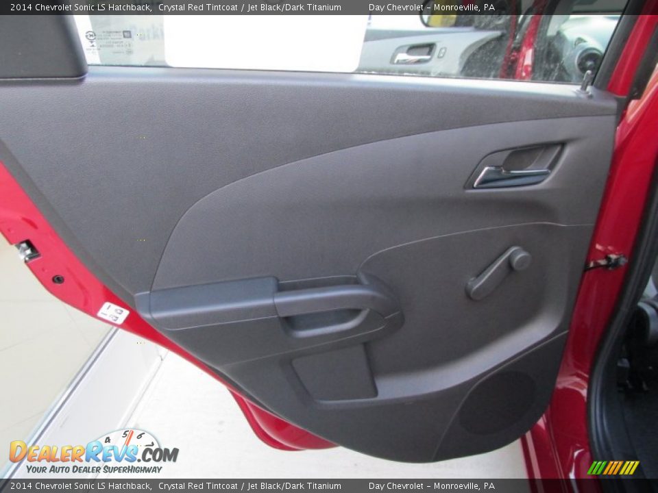 2014 Chevrolet Sonic LS Hatchback Crystal Red Tintcoat / Jet Black/Dark Titanium Photo #13