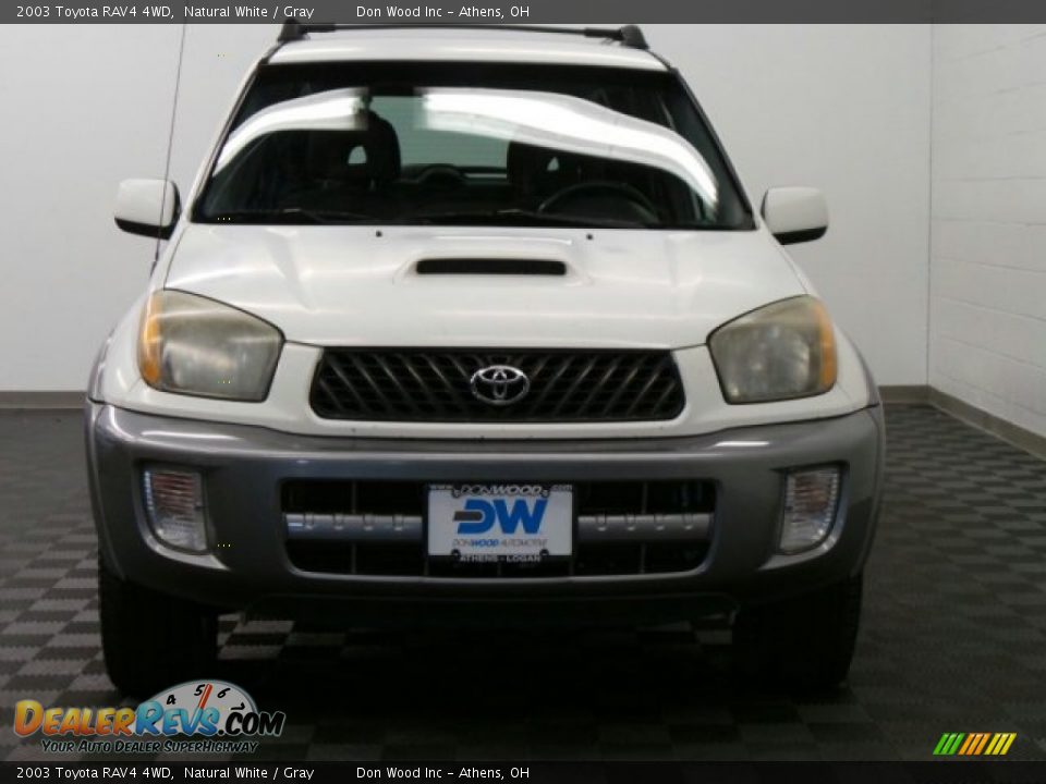 2003 Toyota RAV4 4WD Natural White / Gray Photo #5