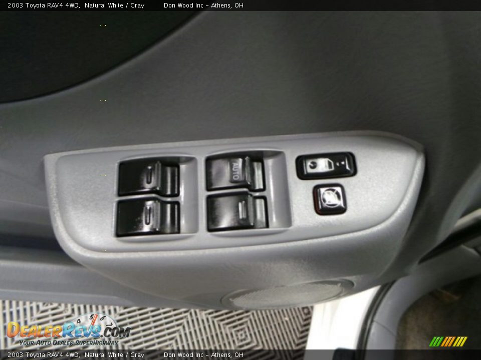 2003 Toyota RAV4 4WD Natural White / Gray Photo #14