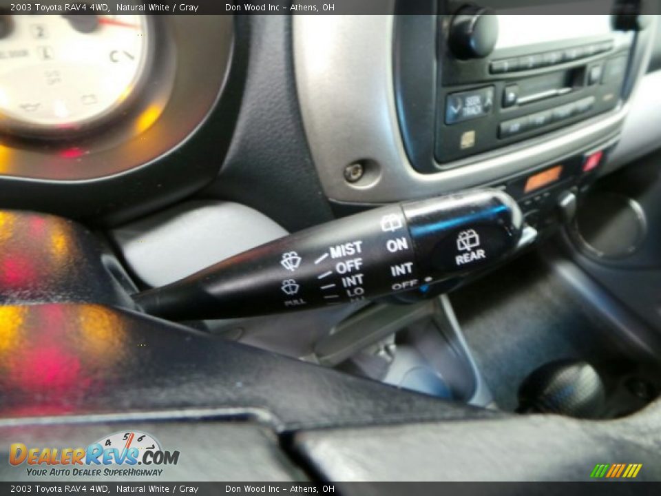 2003 Toyota RAV4 4WD Natural White / Gray Photo #20