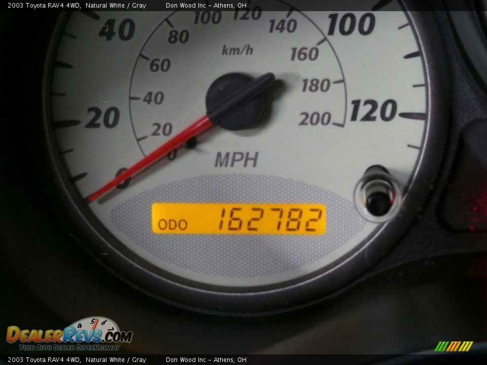 2003 Toyota RAV4 4WD Natural White / Gray Photo #22