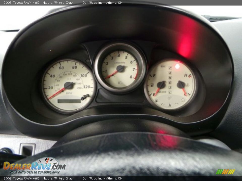 2003 Toyota RAV4 4WD Natural White / Gray Photo #23
