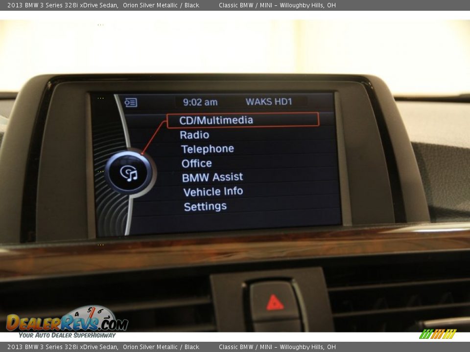 2013 BMW 3 Series 328i xDrive Sedan Orion Silver Metallic / Black Photo #19