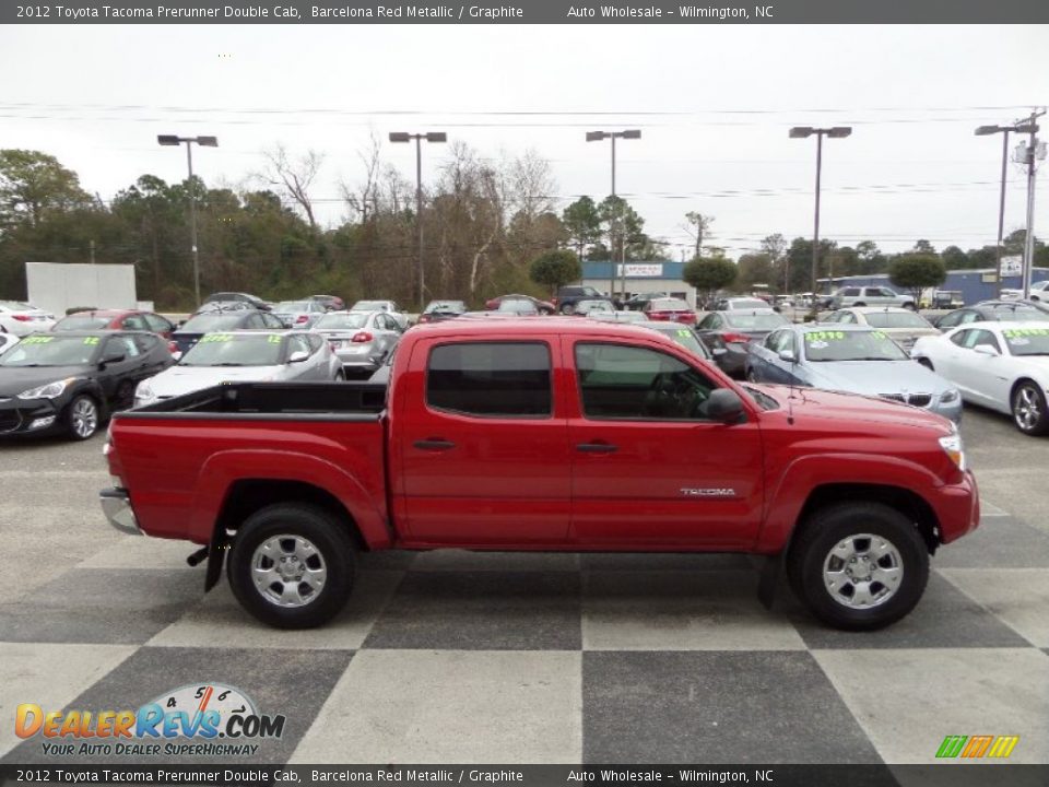 2012 Toyota Tacoma Prerunner Double Cab Barcelona Red Metallic / Graphite Photo #3