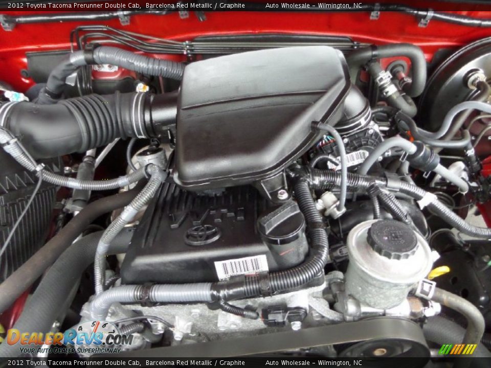 2012 Toyota Tacoma Prerunner Double Cab Barcelona Red Metallic / Graphite Photo #6
