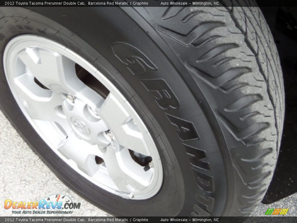 2012 Toyota Tacoma Prerunner Double Cab Barcelona Red Metallic / Graphite Photo #9
