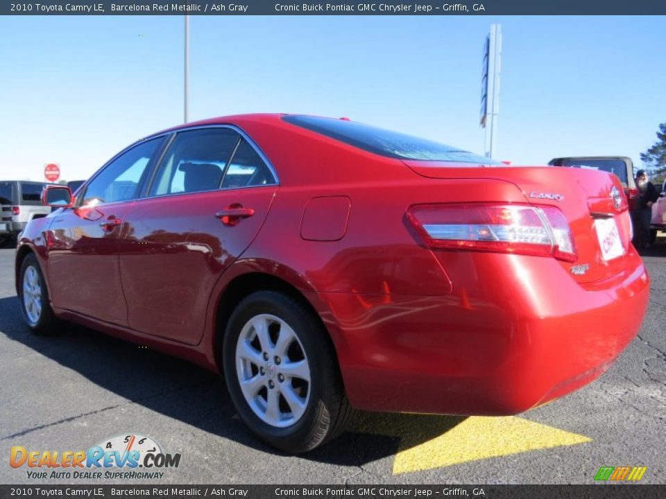 2010 Toyota Camry LE Barcelona Red Metallic / Ash Gray Photo #5