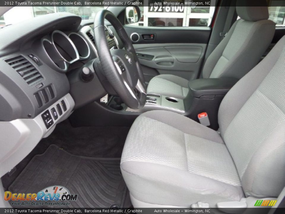 2012 Toyota Tacoma Prerunner Double Cab Barcelona Red Metallic / Graphite Photo #11