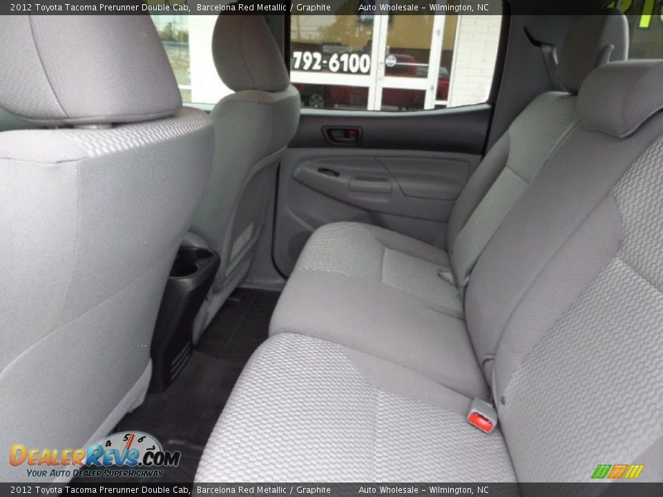 2012 Toyota Tacoma Prerunner Double Cab Barcelona Red Metallic / Graphite Photo #12