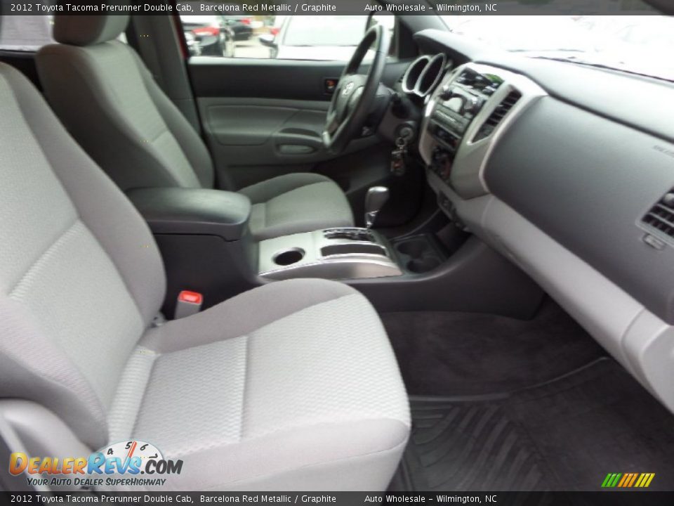 2012 Toyota Tacoma Prerunner Double Cab Barcelona Red Metallic / Graphite Photo #13