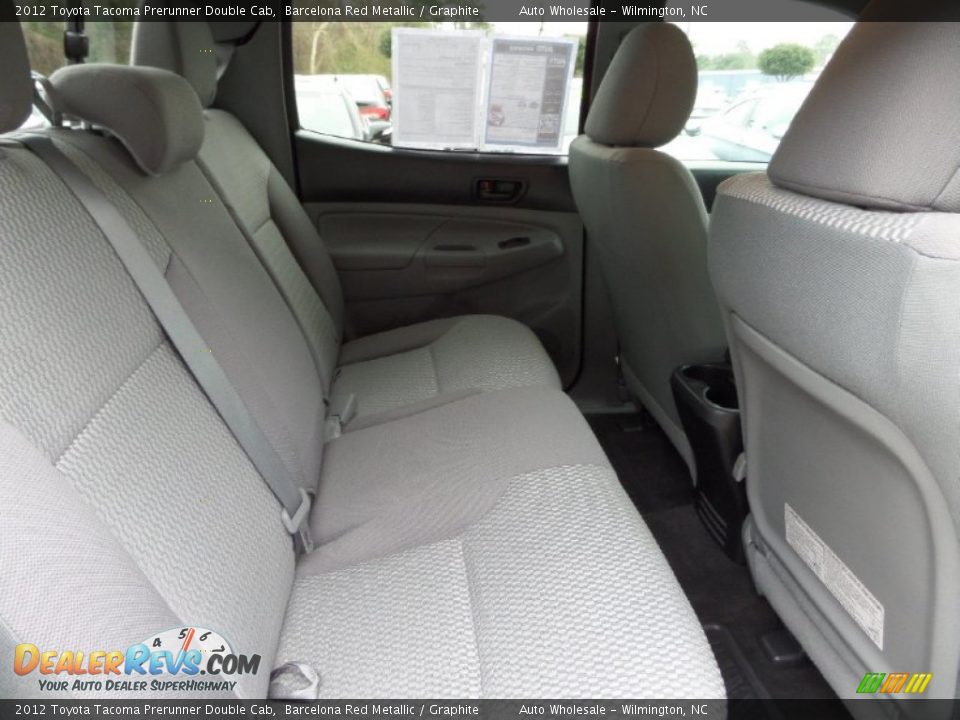 2012 Toyota Tacoma Prerunner Double Cab Barcelona Red Metallic / Graphite Photo #14