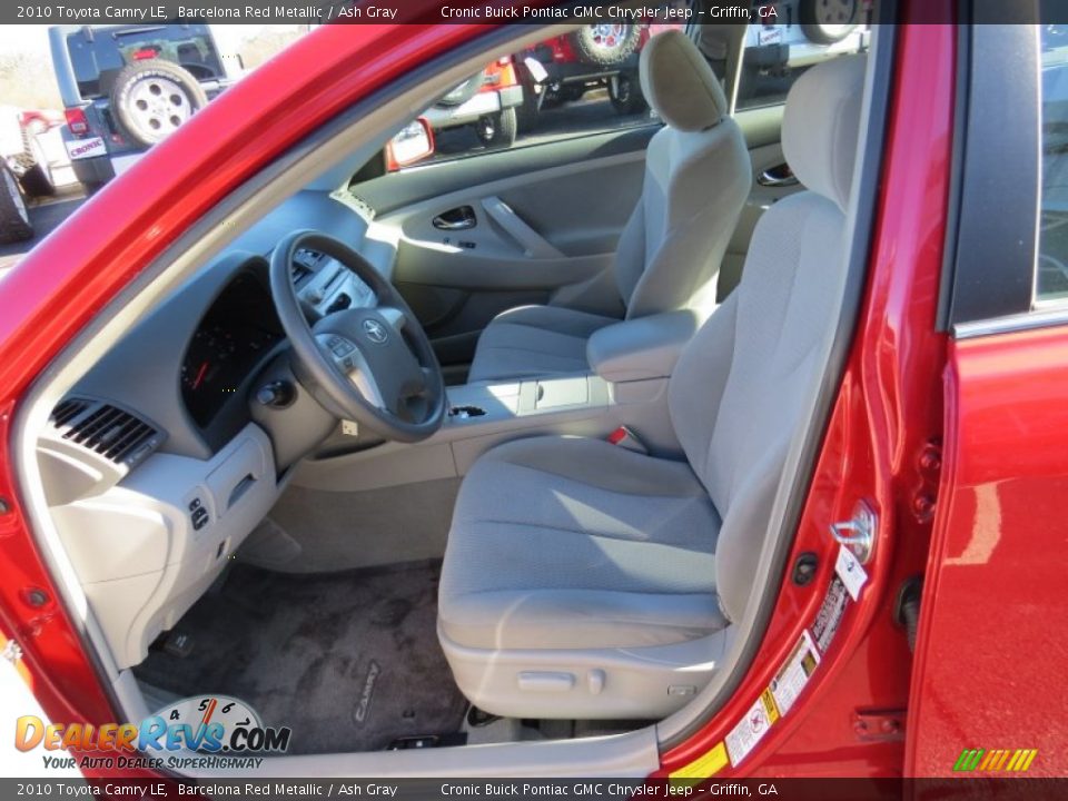 2010 Toyota Camry LE Barcelona Red Metallic / Ash Gray Photo #10