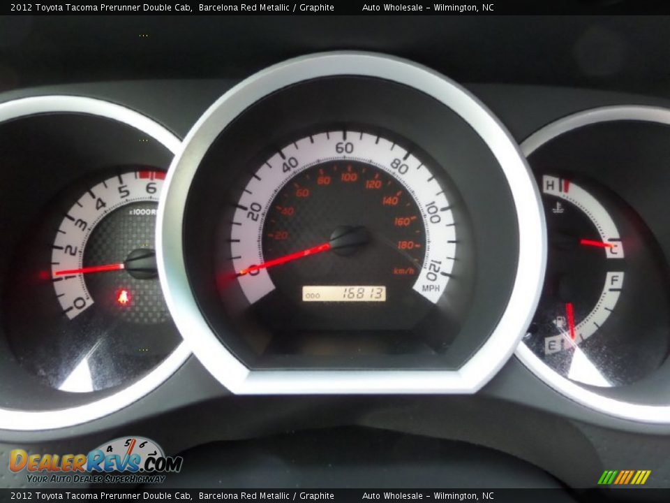 2012 Toyota Tacoma Prerunner Double Cab Barcelona Red Metallic / Graphite Photo #16