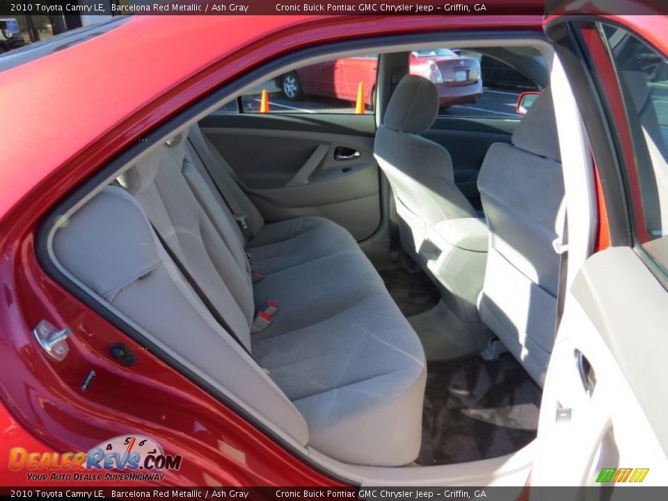 2010 Toyota Camry LE Barcelona Red Metallic / Ash Gray Photo #13
