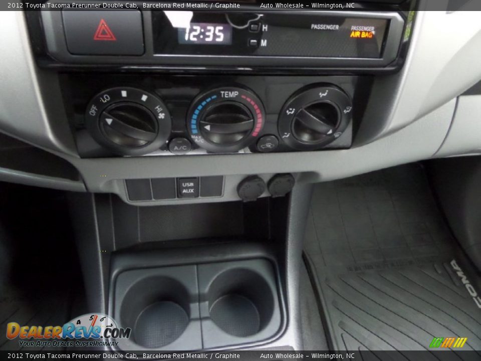 2012 Toyota Tacoma Prerunner Double Cab Barcelona Red Metallic / Graphite Photo #18