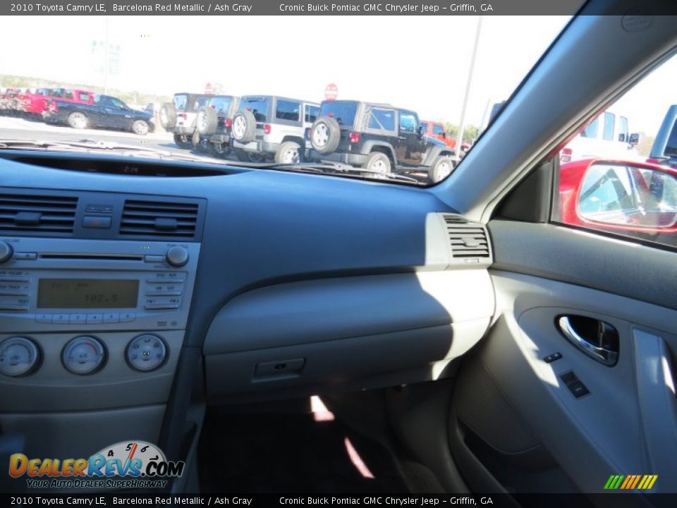 2010 Toyota Camry LE Barcelona Red Metallic / Ash Gray Photo #15