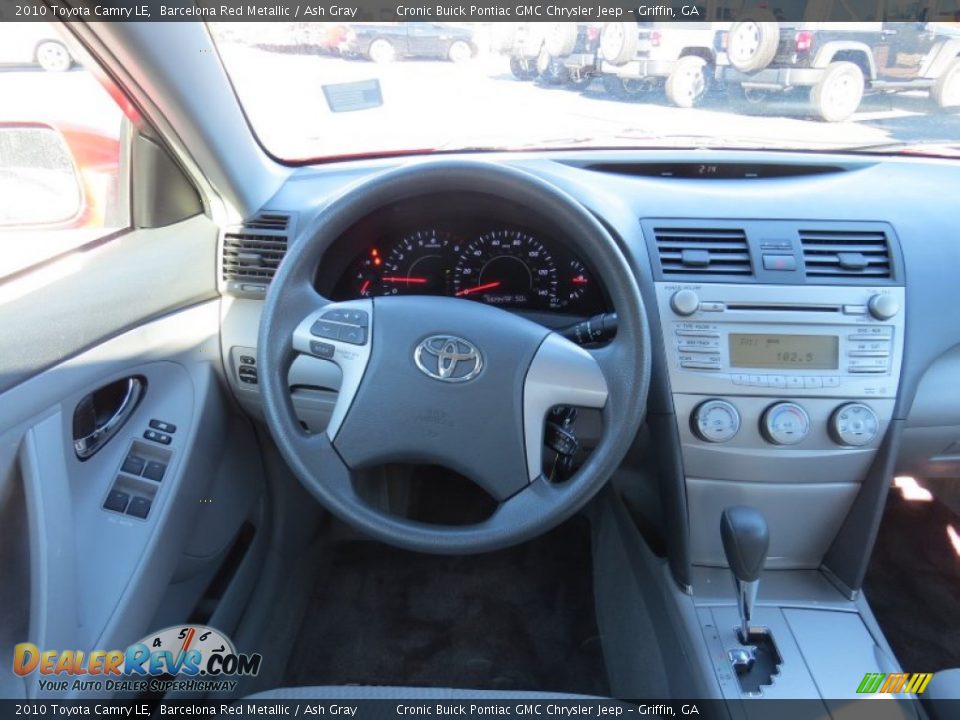 2010 Toyota Camry LE Barcelona Red Metallic / Ash Gray Photo #18