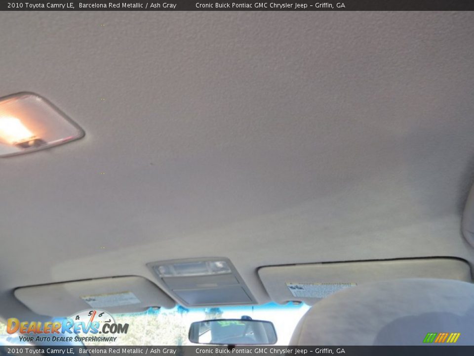 2010 Toyota Camry LE Barcelona Red Metallic / Ash Gray Photo #19