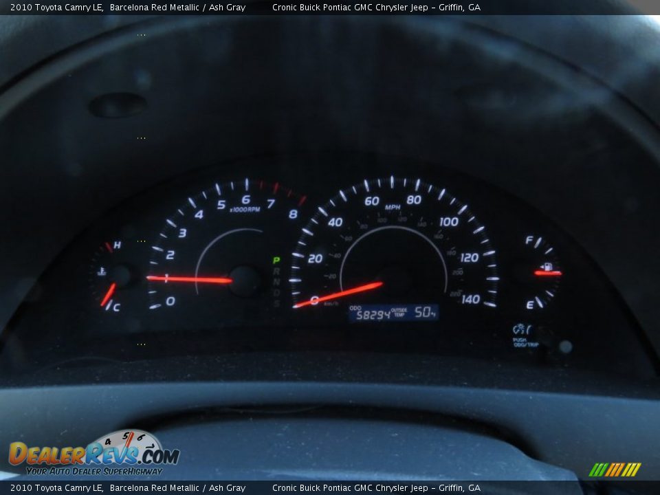 2010 Toyota Camry LE Barcelona Red Metallic / Ash Gray Photo #20