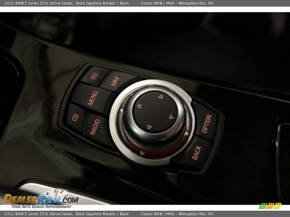 2012 BMW 5 Series 550i xDrive Sedan Black Sapphire Metallic / Black Photo #29