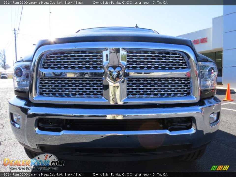 2014 Ram 2500 Laramie Mega Cab 4x4 Black / Black Photo #2