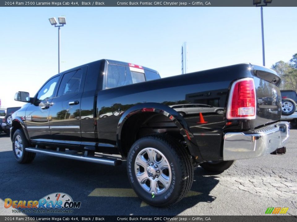 2014 Ram 2500 Laramie Mega Cab 4x4 Black / Black Photo #5