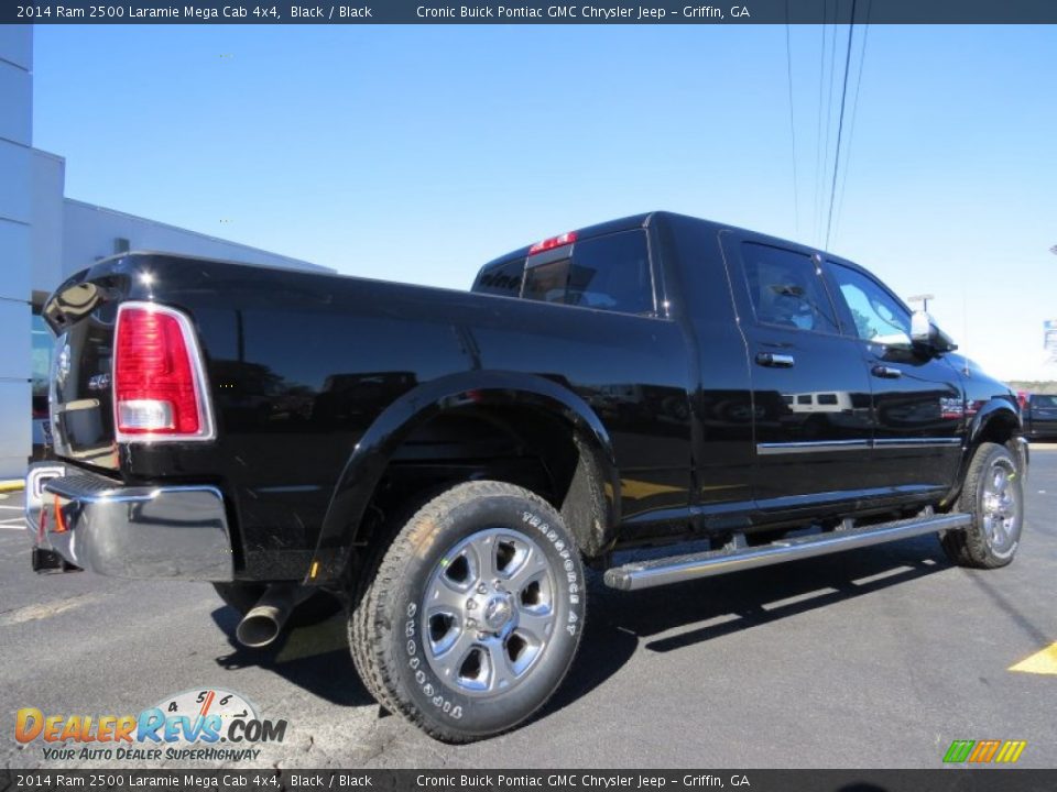 2014 Ram 2500 Laramie Mega Cab 4x4 Black / Black Photo #7