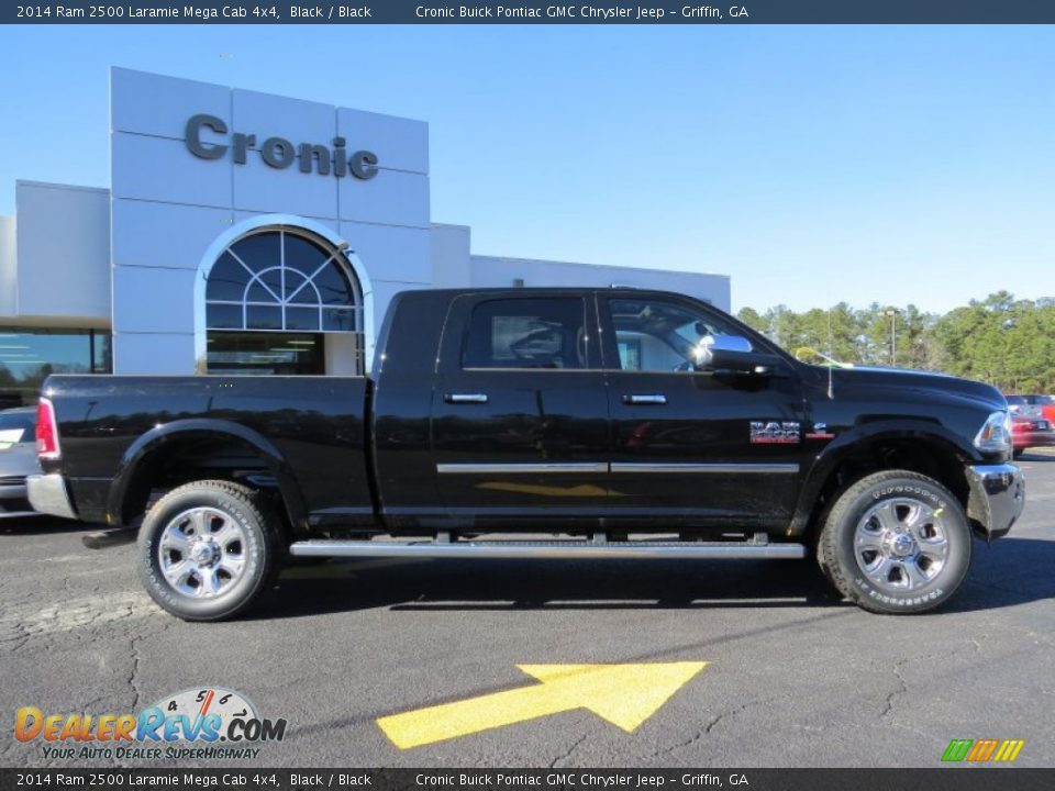 2014 Ram 2500 Laramie Mega Cab 4x4 Black / Black Photo #8