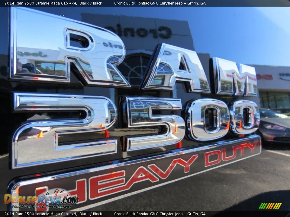 2014 Ram 2500 Laramie Mega Cab 4x4 Black / Black Photo #10