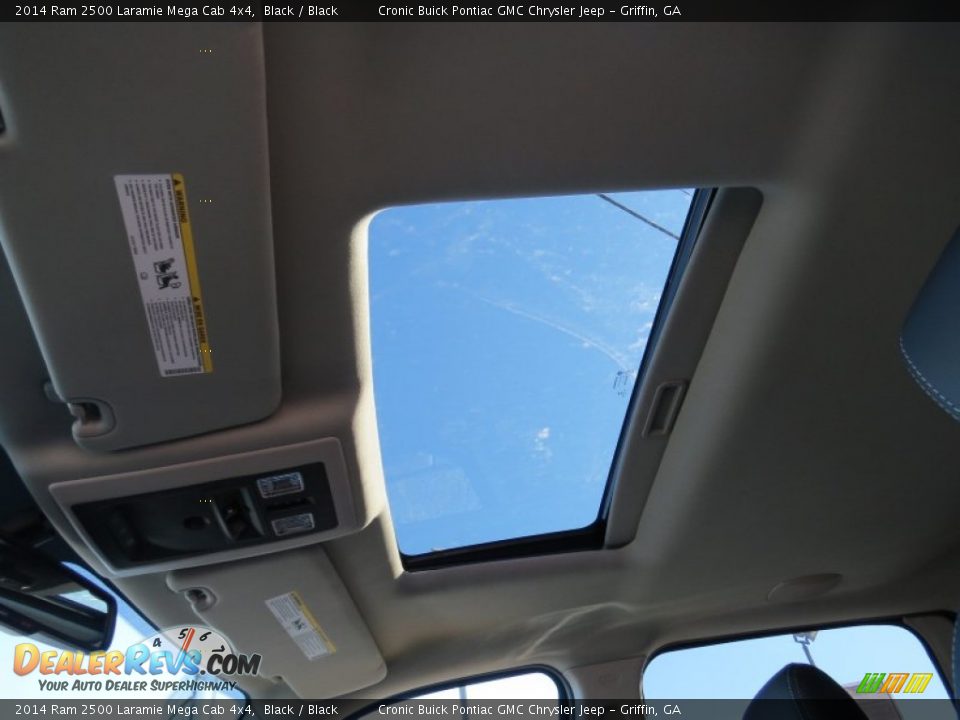 2014 Ram 2500 Laramie Mega Cab 4x4 Black / Black Photo #12