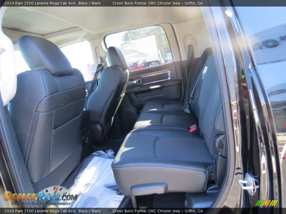 2014 Ram 2500 Laramie Mega Cab 4x4 Black / Black Photo #13