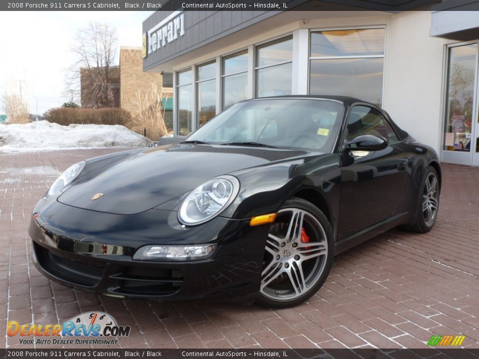 2008 Porsche 911 Carrera S Cabriolet Black / Black Photo #1