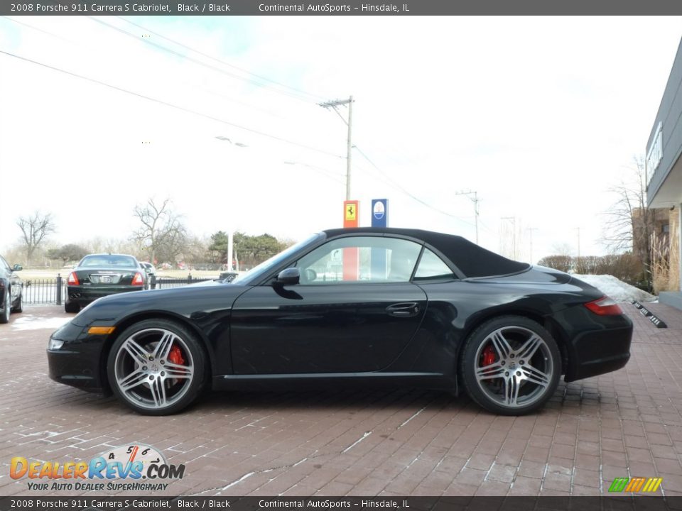 2008 Porsche 911 Carrera S Cabriolet Black / Black Photo #2