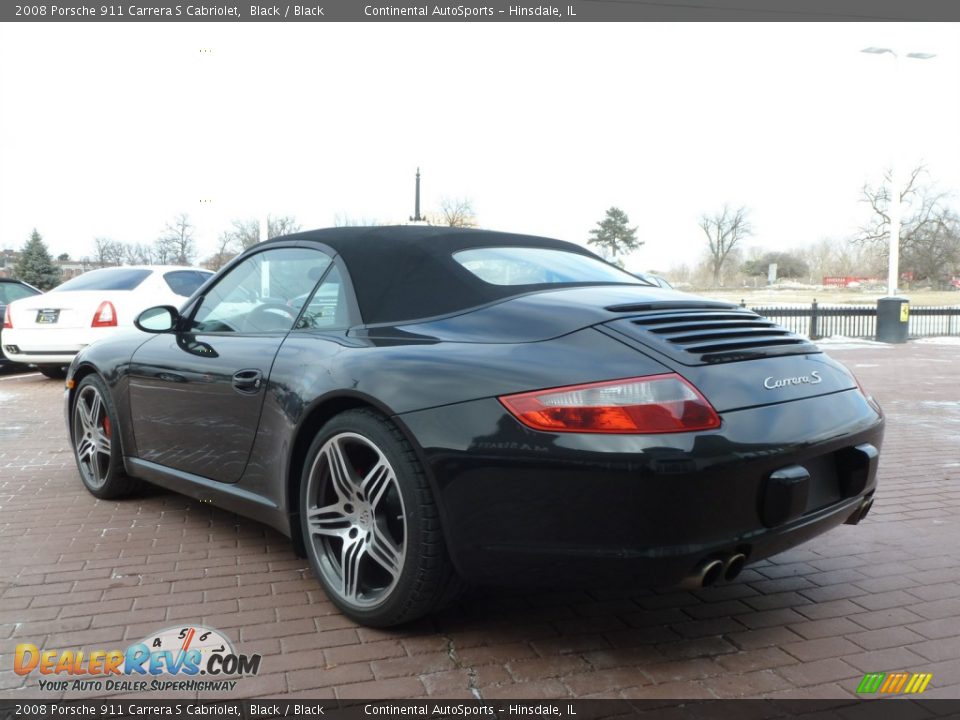 2008 Porsche 911 Carrera S Cabriolet Black / Black Photo #3