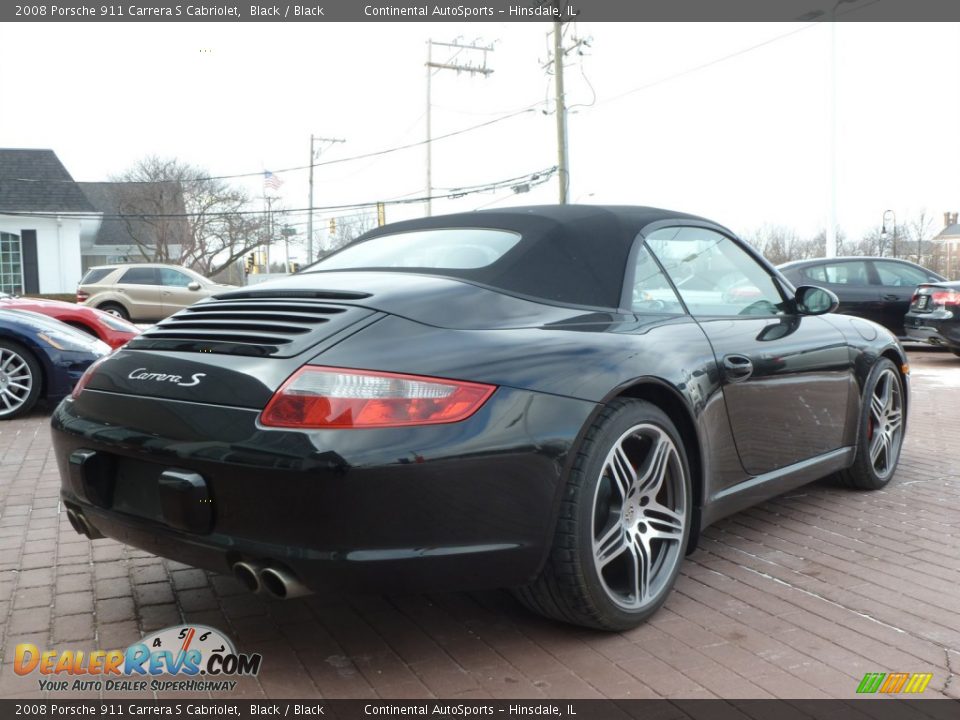 2008 Porsche 911 Carrera S Cabriolet Black / Black Photo #5