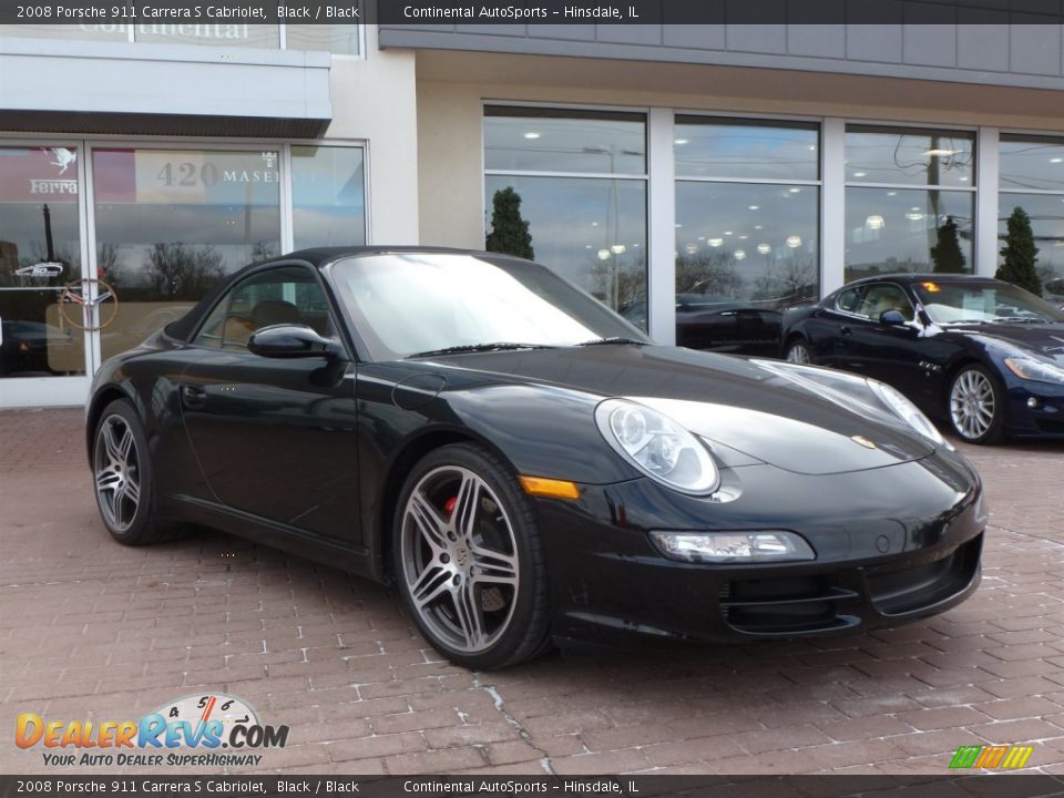2008 Porsche 911 Carrera S Cabriolet Black / Black Photo #7
