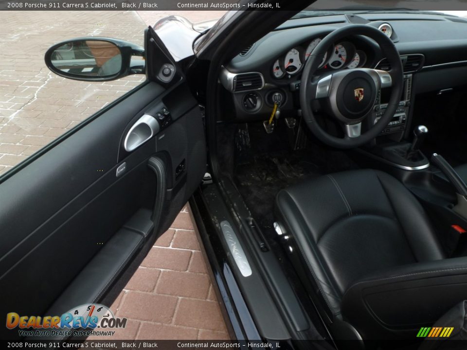 2008 Porsche 911 Carrera S Cabriolet Black / Black Photo #11