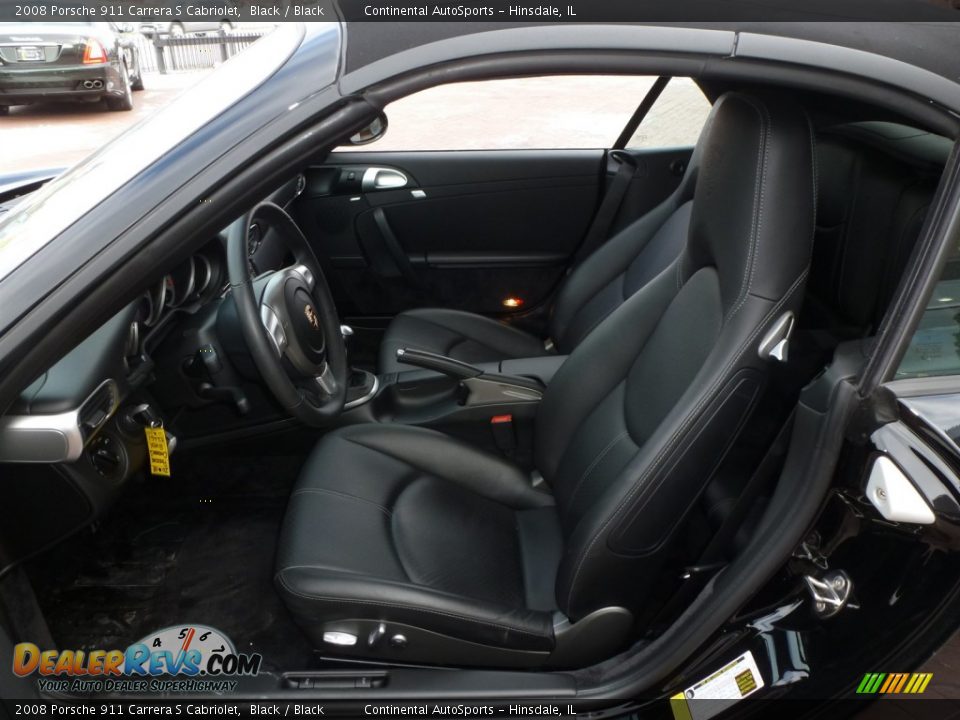 2008 Porsche 911 Carrera S Cabriolet Black / Black Photo #12