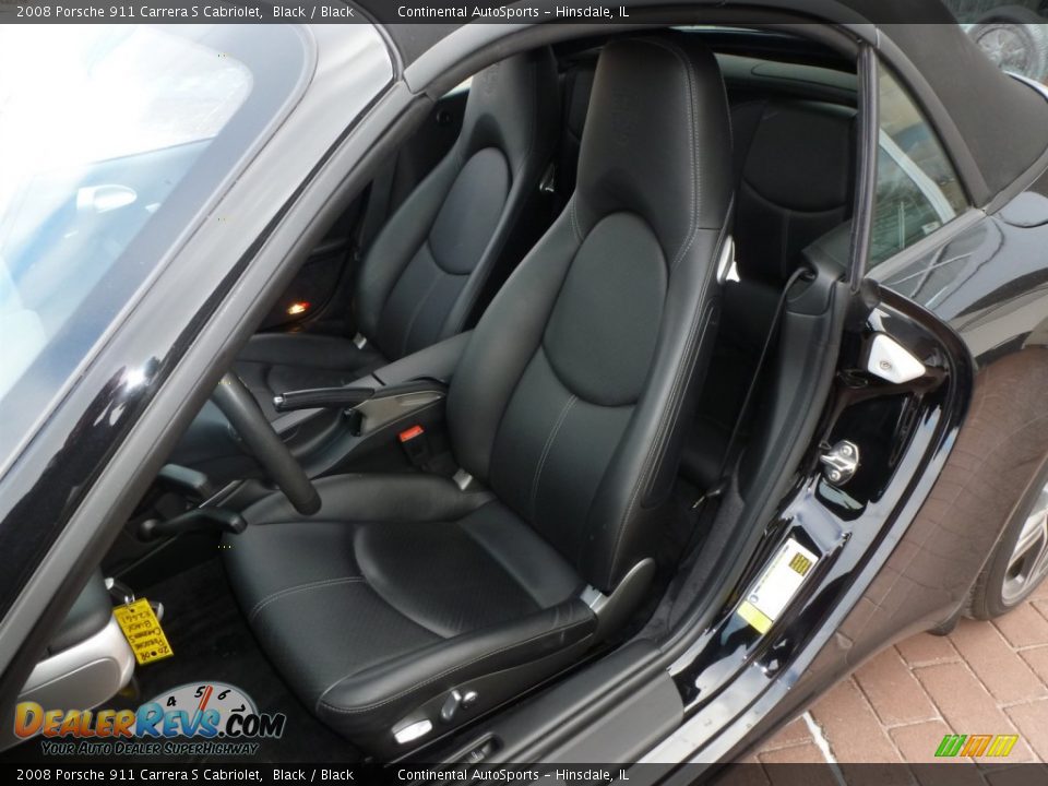 2008 Porsche 911 Carrera S Cabriolet Black / Black Photo #13