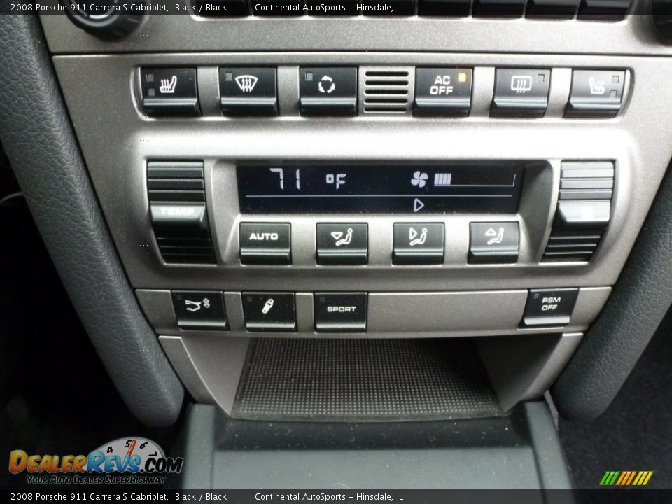 2008 Porsche 911 Carrera S Cabriolet Black / Black Photo #17