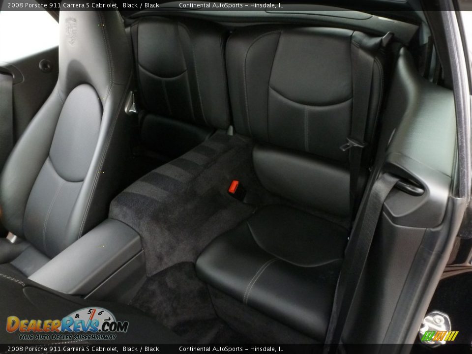 2008 Porsche 911 Carrera S Cabriolet Black / Black Photo #20