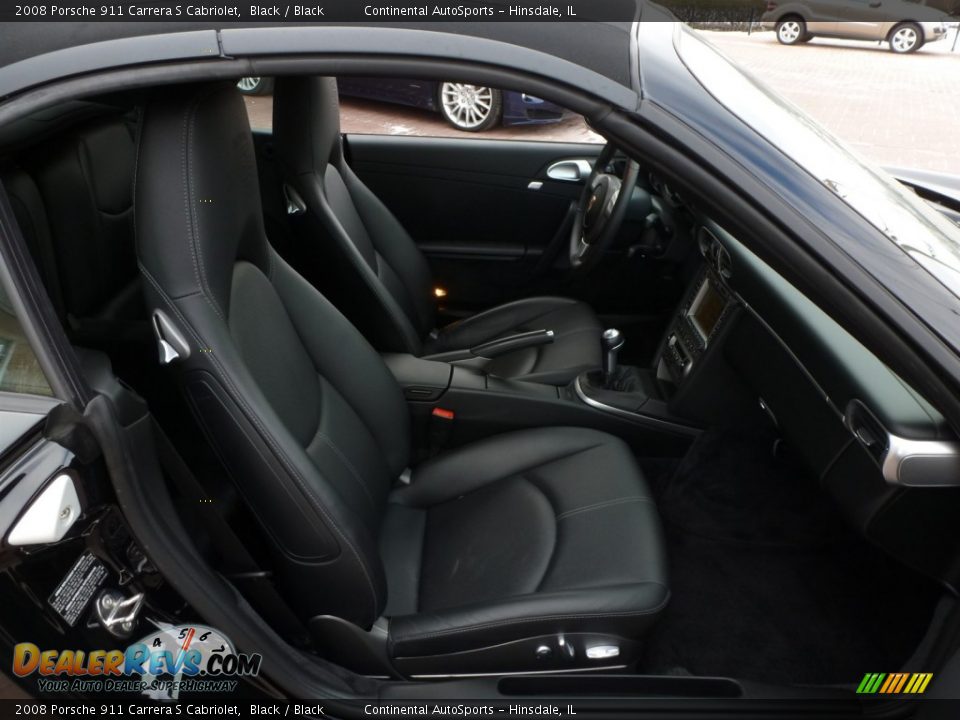 2008 Porsche 911 Carrera S Cabriolet Black / Black Photo #21